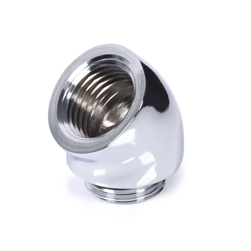 Letkuliitin Alphacool 17591 kromi 1/4 tuuman kierre
