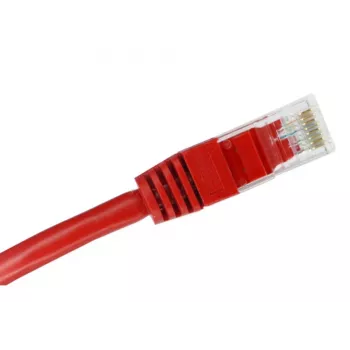 Alantec KKU5CZA1 verkkokaapeli punainen 0,25 m Cat5e U/UTP (UTP)