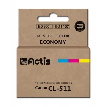Actis KC-511R muste (korvaa Canon CL-511; Standard; 12 ml; väri: syaani, magenta, keltainen)