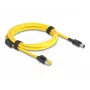 Delock kaapeli RJ45-liitin Cat.6 – Mini I/O 8-pin D-muoto tyyppi 2 2 m (81251)