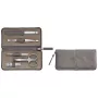 ZWILLING 97445-005-0 manikyyri-pedikyyri-lahjasarja ruostumaton teräs taupe 5 lisäosaa
