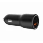 Autolaturi mobiililaitteille Gembird TA-UC-AC2PDQC38-CAR-01, USB-C, 38 W, 12–24 V, musta