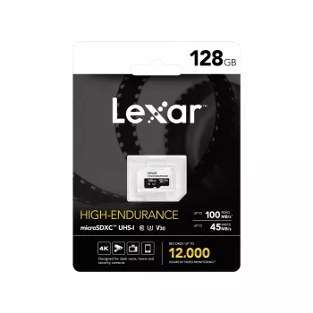 microSD High Endurance -kortti 128GB C10 A1 U1 V30 100/45MB/s