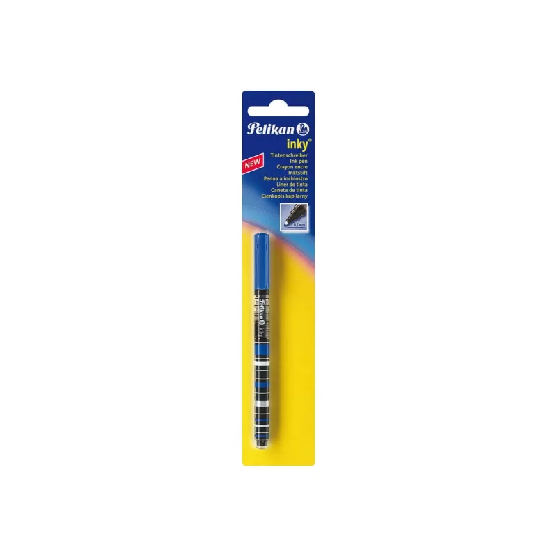 Täytekynä Pelikan Inky musta-sininen 0,5 mm kirjoitus