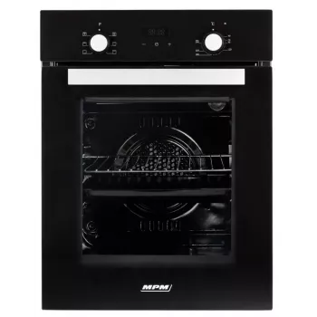 Kalusteisiin asennettava uuni MPM MPM-45-BO-20, paistouuni, 45 cm, 1900 W, kiertoilma, 7 automaattiohjelmaa, musta