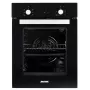 Kalusteisiin asennettava uuni MPM MPM-45-BO-20, paistouuni, 45 cm, 1900 W, kiertoilma, 7 automaattiohjelmaa, musta