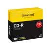 Intenso - 10 x CD-R - 700MB (80 min) 40x - Slim Jewel Case - tallennusmedia (1001622)