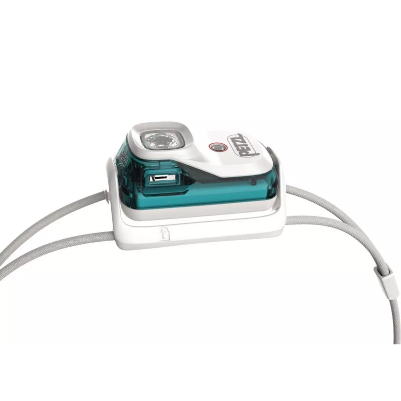 Petzl Bindi Teal, valkoinen otsalamppu LED