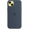 Silikonisuojakotelo Apple iPhone 14 Plus MagSafe Storm Blue