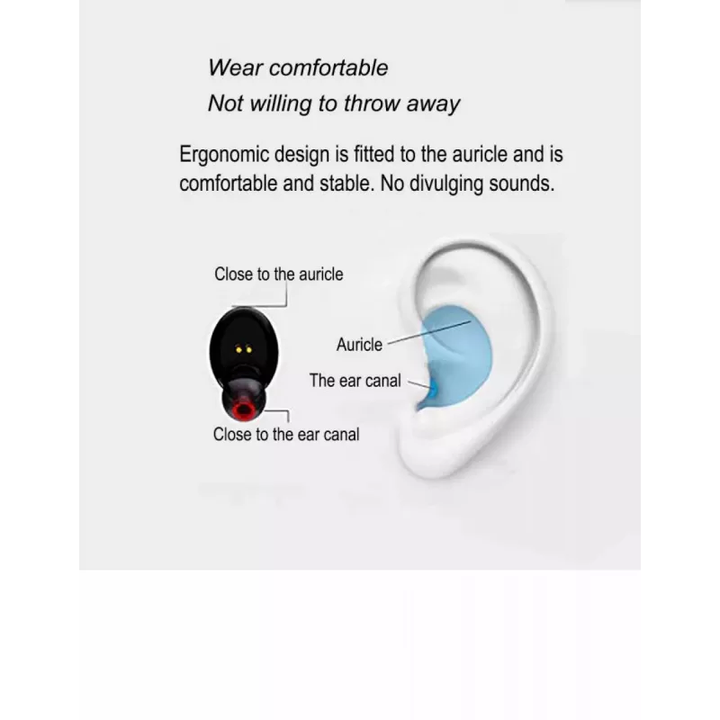 Earbuds V.Silencer Ture Wireless Earbuds musta/punainen