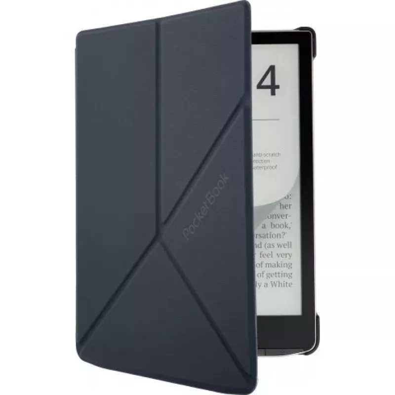 PocketBook H-SO-743-K-WW Origami-suojakansi InkPad 4 / InkPad Color 2 / InkPad Color 3 -laitteille, 7,8 tuumaa (19,8 cm), musta