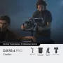 Käsikameran vakain DJI RS 4 Pro musta hiilikuitu 360° kääntö