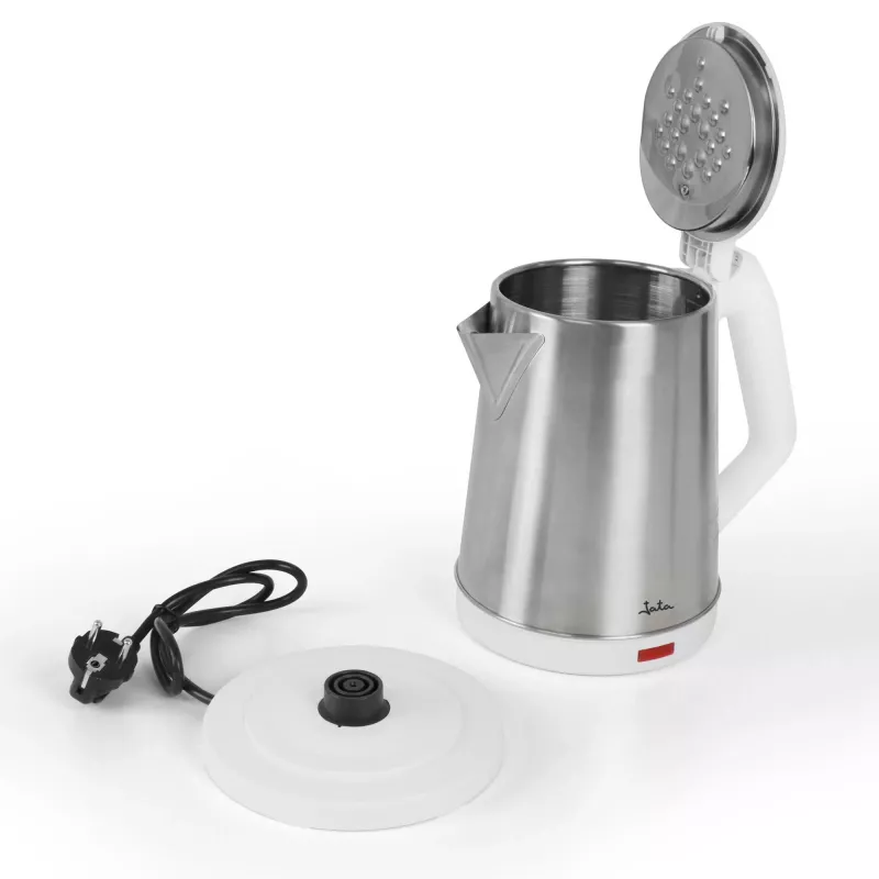 Jata JEHA1723 vedenkeitin, 2 l, 1500 W, ruostumaton teräs, valkoinen