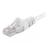 Wentronic Goobay CAT 5e patch-kaapeli, U/UTP, valkoinen, 0,25 m - CCA-kupariseos (68614)