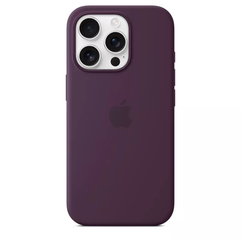 Apple iPhone 16 Pro -silikonikotelo MagSafe-yhteensopiva - luumu
