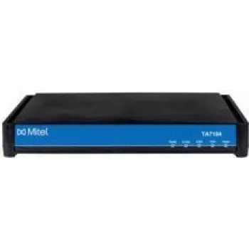 VoIP ATA MITEL TA7104 (malli 51309162) ilman virtajohtoa