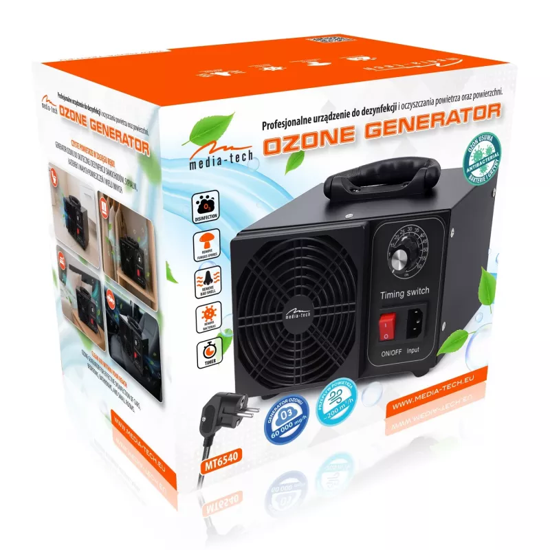 Otsonigeneraattori ilman desinfiointiin ja puhdistukseen OZONE GENERATOR MT6540
