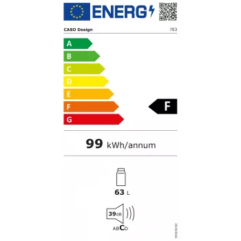 Caso | Barbecue Cooler | S-L | energiatehokkuusluokka F | erillislaite | musta