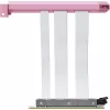 PCIe 5.0 Hyper -riserkaapeli HYTE ACC-HYTE-PCIE50-SM, 20 cm, pinkki/valkoinen