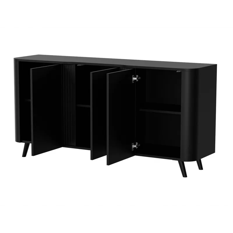 Cama VOLARE -lipasto 151 x 39 x 75 cm musta