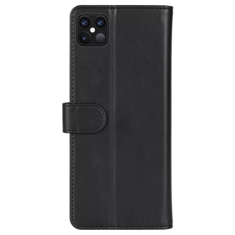 Krusell puhelinlompakko Apple iPhone 12 Pro Maxille – musta, foliolaukku korttipaikalla