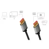 DisplayPort-kaapeli LogiLink CDA0105 2 m musta harmaa