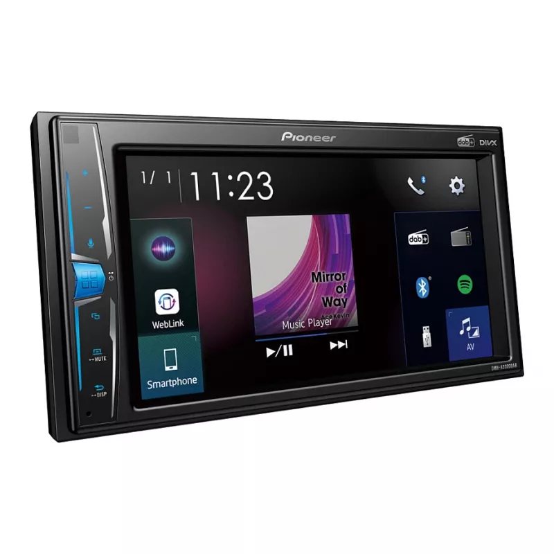 Automediasoitin Pioneer DMH-A3300DAB musta Bluetooth 2 DIN 50W