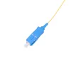 Pigtail SC/UPC PVC yksimuotokuitu Extralink G.657.A1 FTTH 900 µm 1 m keltainen