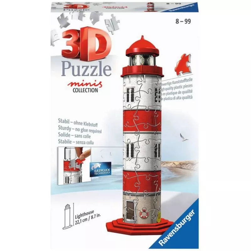 Palapeli 54 palaa 3D mini majakka
