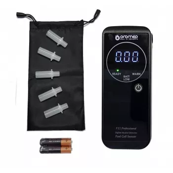 Oromed F11 PROFESSIONAL -alkometri 0 - 4 ‰ 0,05 ‰ musta