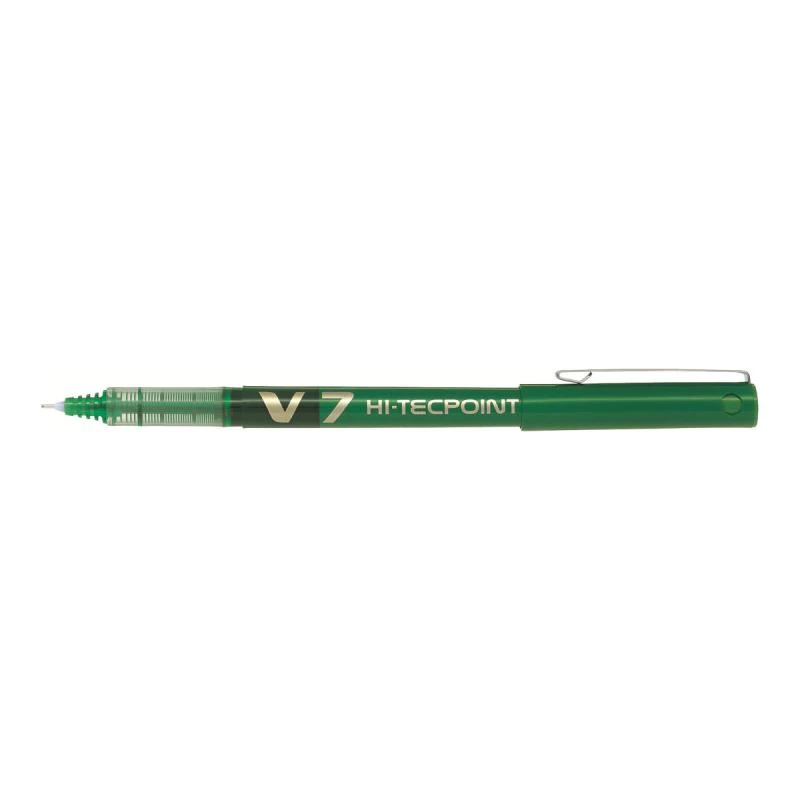 Tikkukynä Pilot Hi-Tecpoint V7 vihreä kirjoitusväri vihreä