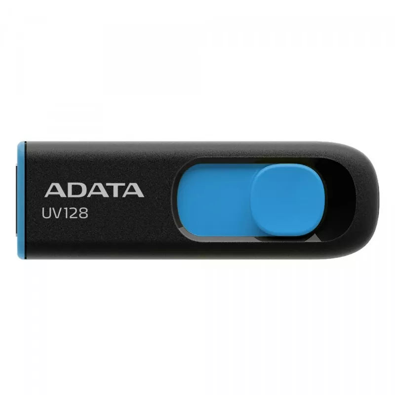 ADATA 64GB DashDrive UV128 USB-muistitikku USB Type-A 3.2 Gen 1 (3.1 Gen 1) musta, sininen