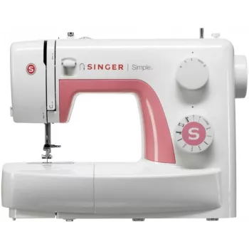 SINGER automaattinen ompelukone SIMPLE 3210 — sähköinen, 68 ommelta, 4-vaiheinen napinläpi, vapaavarsi, 5,5 kg