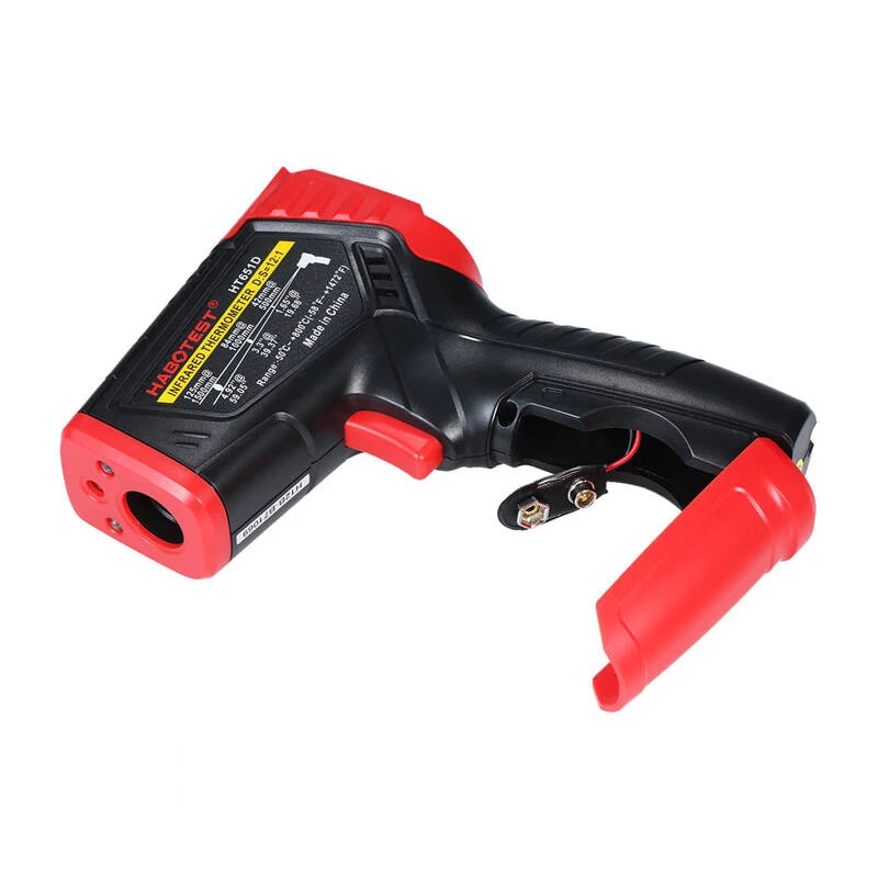 Digitaalinen laserpyrometri Habotest HT651D — kosketon infrapunalämpömittari