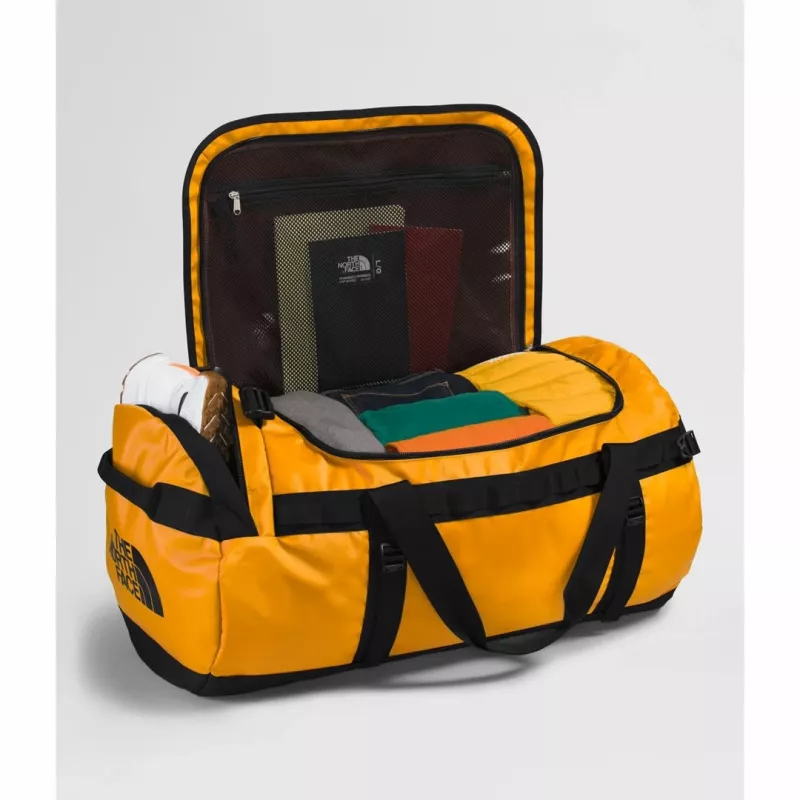 The North Face Base Camp Duffel L matkalaukku 95 L polyesteri musta, keltainen