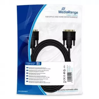 DVI-kaapeli MediaRange MRCS129 2 m musta