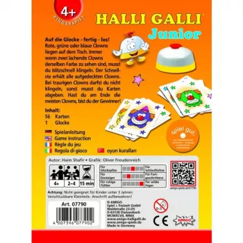 Halli Galli Junior, korttipeli