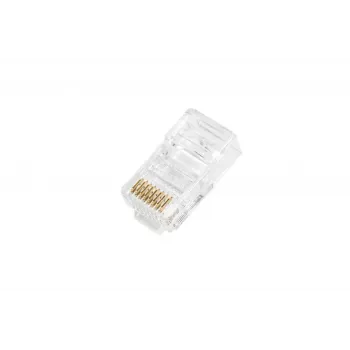 DIGITUS RJ45 modulaariliitin (8P8C) Pass-through, CAT 5e, suojaamaton, AWG 26-24, 100 kpl (X-ML-5U-EZ)