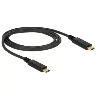 USB-kaapeli DeLOCK 83661 USB 3.2 Gen 2 1 m USB-C musta