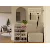 LOKA kenkäkaappi, valkoinen