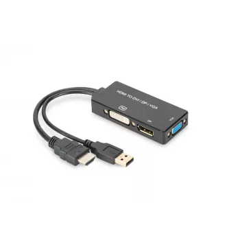 HDMI 3in1 adapteri Digitus AK-330403-002-S