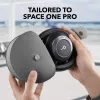 Kuulokkeiden kotelo Anker Soundcore Space One Pro magneettisilla metallinapeilla, harmaa