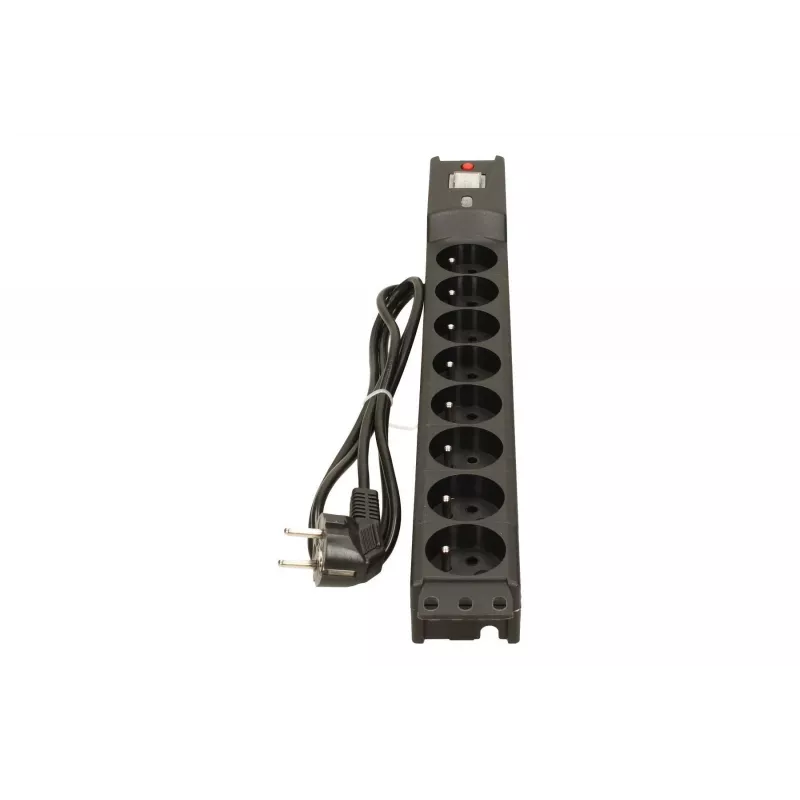 LESTAR LXARM 810 G-A K.:CZ 1,5M 19PDU musta 8 AC-pistorasiaa 230 V 1,5 m