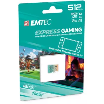 Flash-muisti Emtec 512GB UHS-I U3 V30 A1 EXPRESS Switch 2