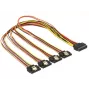 SATA-kaapeli DeLOCK 60158 0,5m SATA 15-pin 4 x SATA 15-pin monivärinen