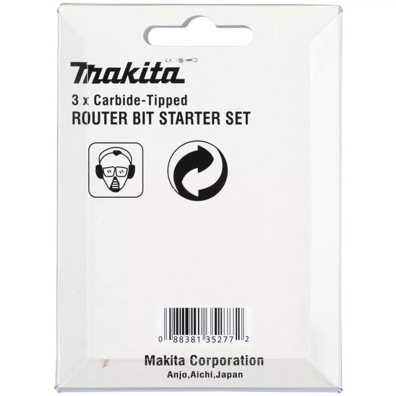 Makita jyrsinteräsarja - 3 kpl - Makita DRT50Z