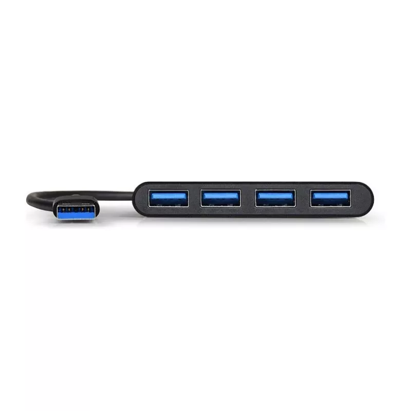 USB-keskitin Port Designs 900121 USB 3.2 Gen 1 Type-A 5000 Mbit/s musta