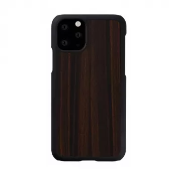 Älypuhelinkotelo man and wood iPhone 11 Pro – eebenpuumusta, kova suojaava takakuori
