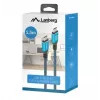 USB-C kaapeli M/M USB4 1,5M 240W 60Hz musta-sininen