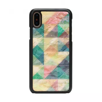iKins älypuhelinkotelo iPhone XS / iPhone XS Mosaic musta